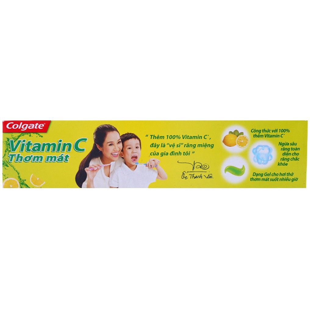 Kem đánh ngừa sâu răng Colgate Vitamin C 170g-90g