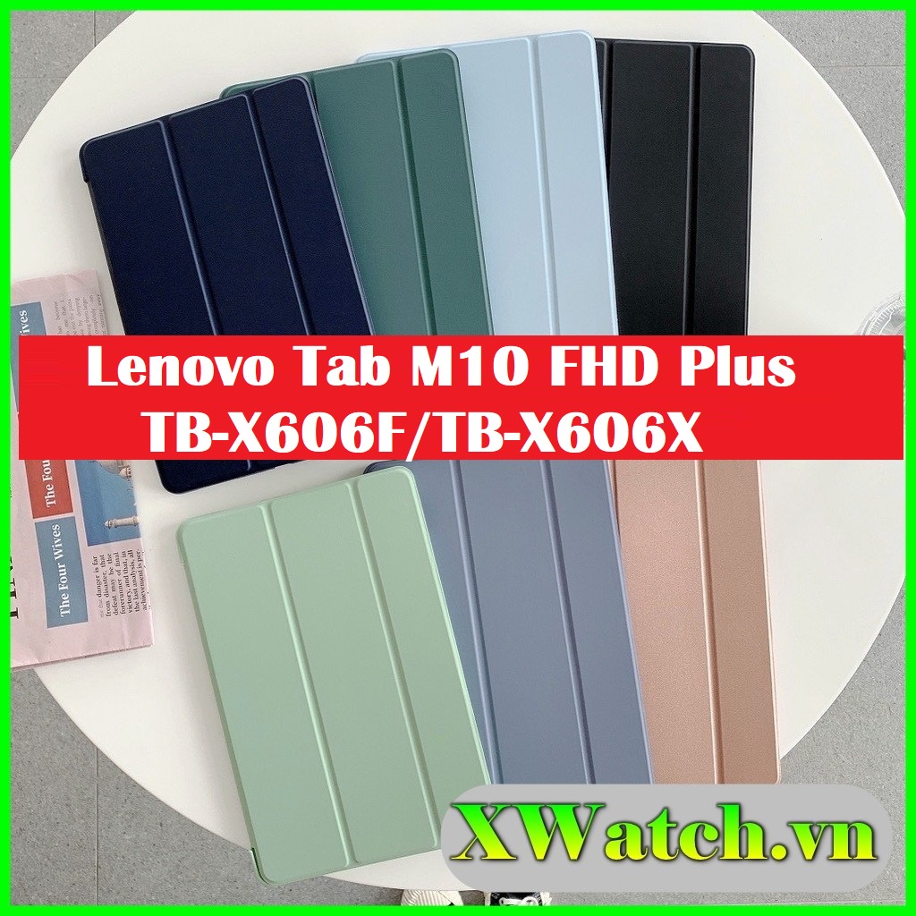 Bao da / Ốp lưng tự động tắt mở cho  Lenovo Tab M10 FHD Plus TB- X606F TB- X606X 10.3 inch nam châm từ tính