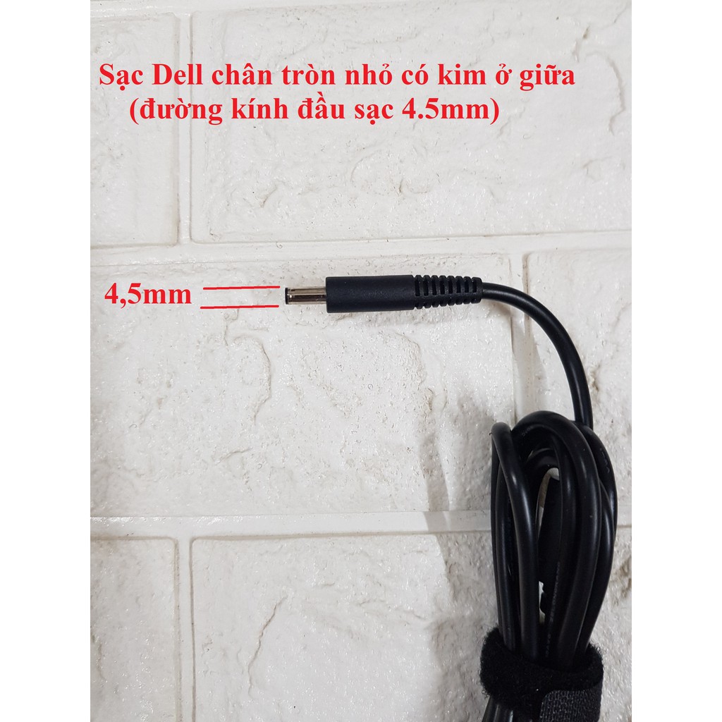 SẠC LAPTOP DELL 19.5V 4.62A 90W CHÂN KIM NHỎ dùng cho 3558 3567 3568 5568 3559 5559 mã card rời thế hệ mới