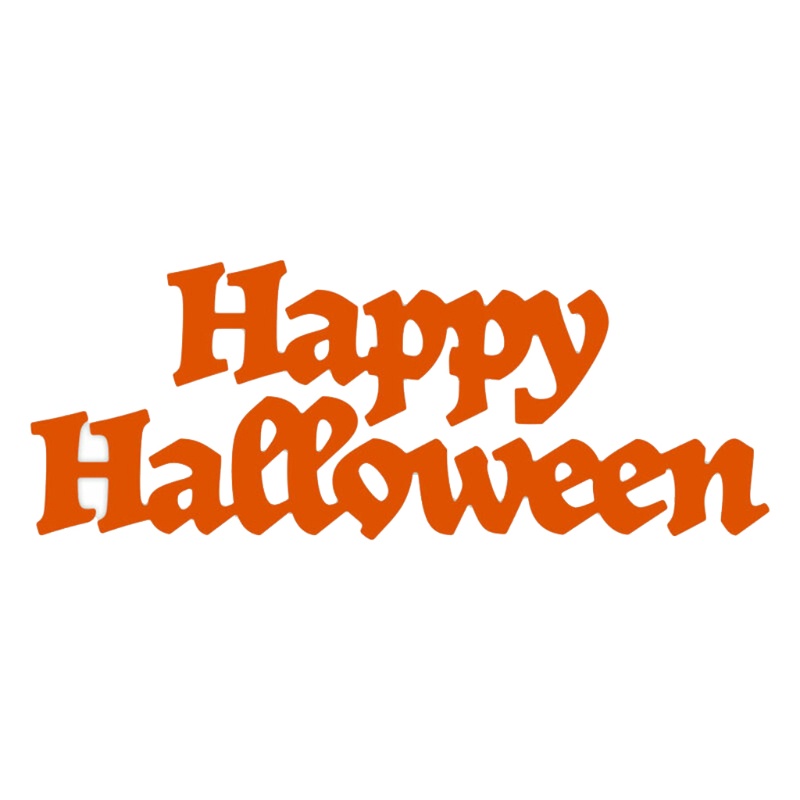 Khuôn Cắt Giấy Kim Loại Họa Tiết Happy Halloween