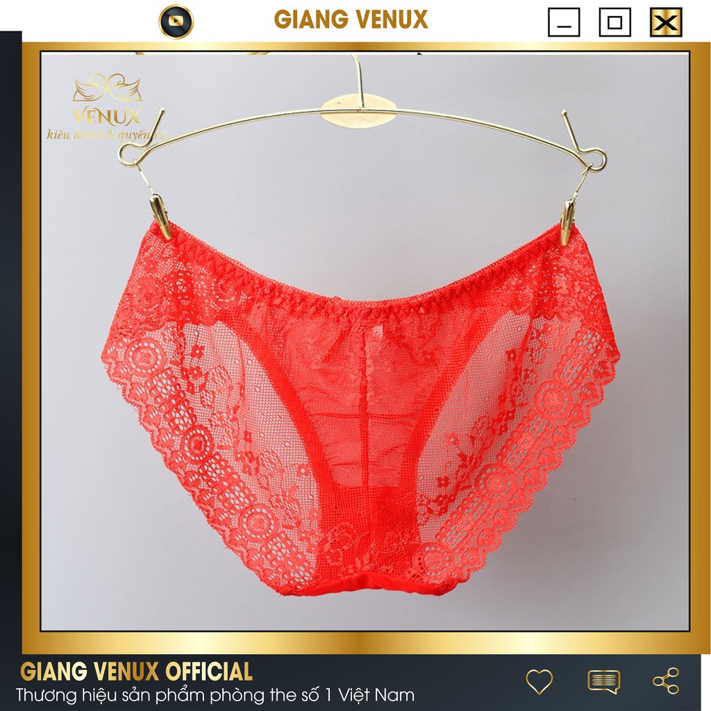 Quần Lót Ren - Quần Lót Ren Cạp Chéo Sexy Siêu Xinh -anhsonnd18
