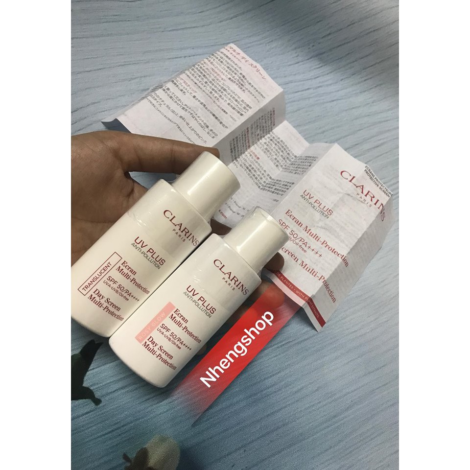 [Mã COS1904 giảm 8% đơn 300K] [Full 50ml] Kem chống nắng Clarins UV Plus Anti-Pollution SPF 50 PA++++