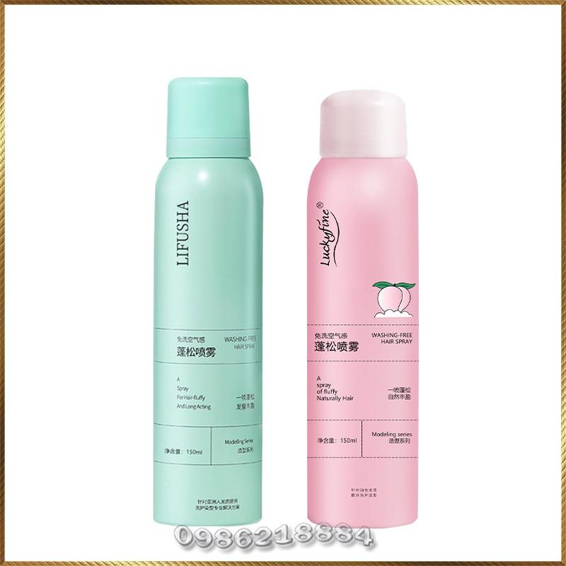 Xịt gội đầu khô cho tóc Lifusha bồng bềnh suốt 8 tiếng không dầu không bết dính L29-35