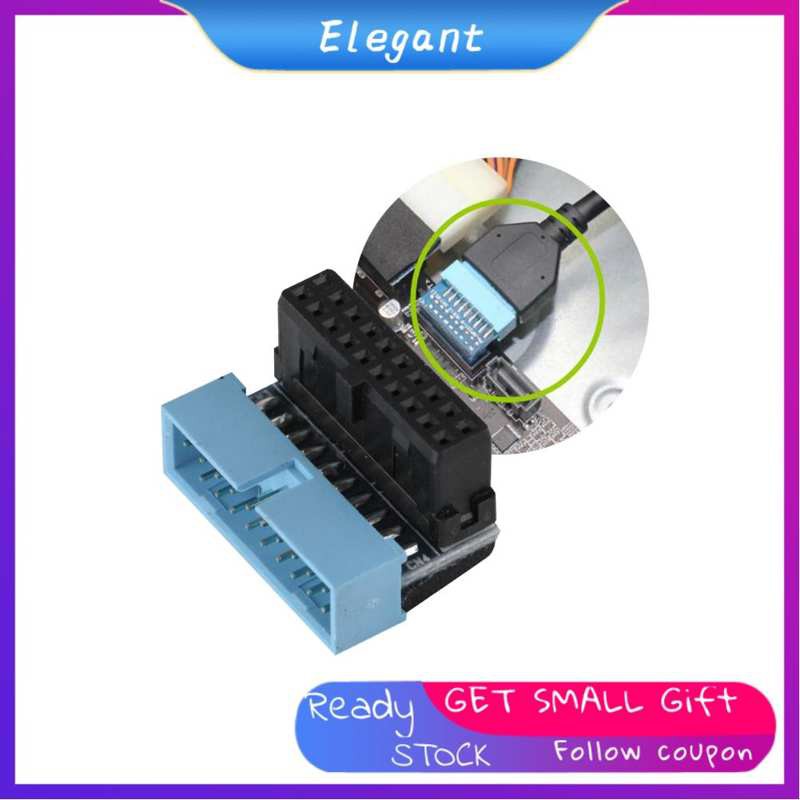 Set 5 Đầu Nối Bo Mạch Chủ Usb 3.0 19 / 20pin Chuyên Dụng