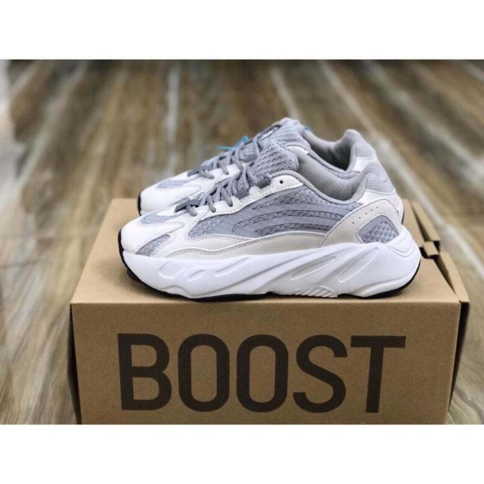 Giày Thể Thao nam nữ Yz700 xám trắng đủ size 36-44