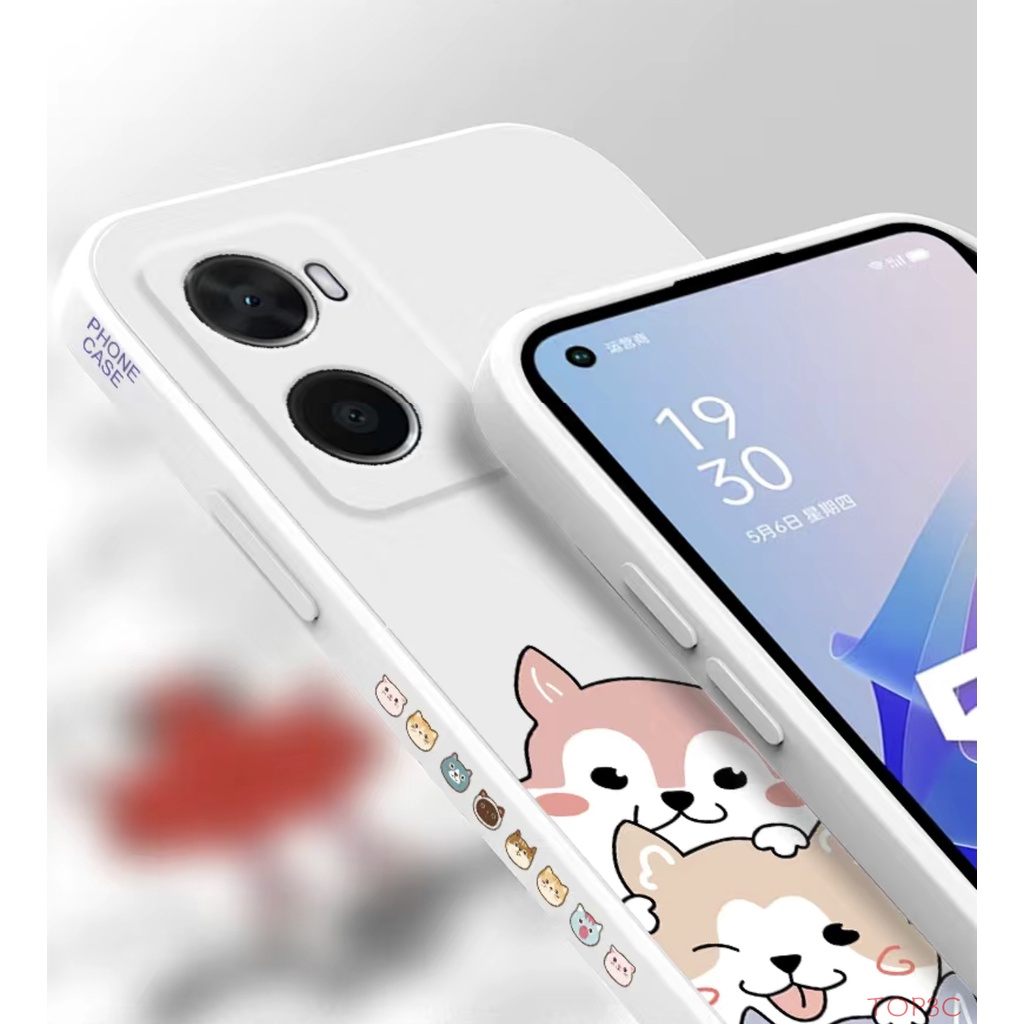 Ốp lưng oppo A57 2022 A77S Ốp Điện Thoại Hình Chú Chó Dễ Thương Cho OPPO A77S OPPO A57 2022 A5S A96 A76 A74 A95 A54 A7 A12 A16 A15S A15 GG