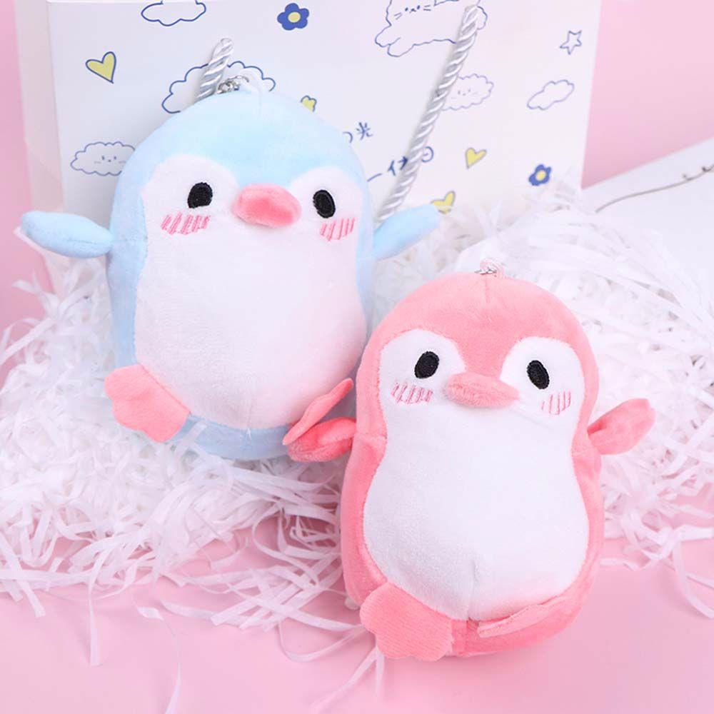 Móc Khóa Hình Chim Cánh Cụt Nhồi Bông Dễ Thương