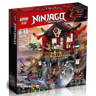 Bộ lego ninja Ngôi đền hồi sinh (857 chi tiết)
