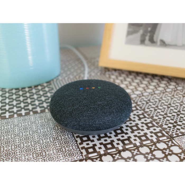 Loa bluetooth mini xách tay di động thông minh Google Home Mini Nhập Mỹ Chính Hãng