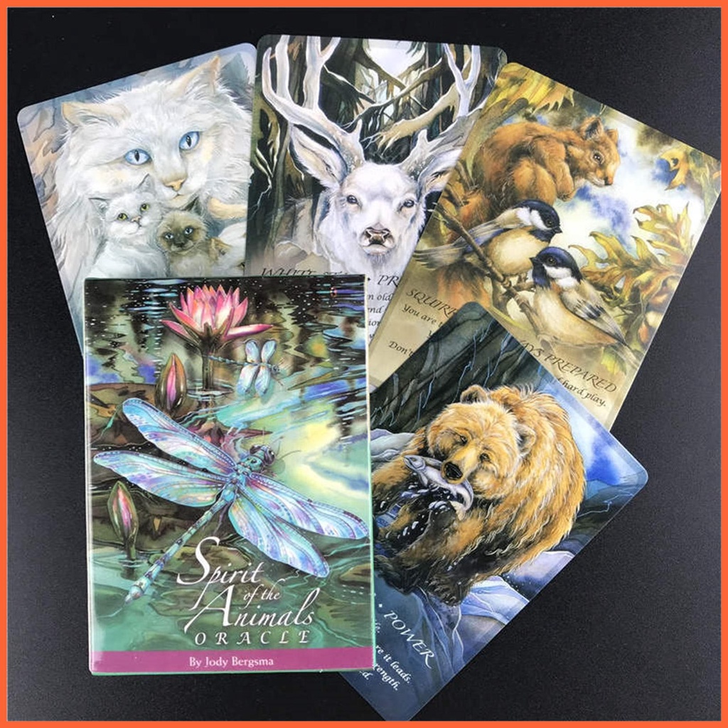 Bộ Bài Tarot Tiếng Anh Hình Động Vật