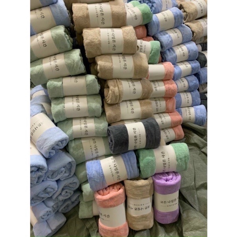 Khăn Tắm Hàn Quốc 50x100 Siêu Mềm Mịn,Thấm Hút.
