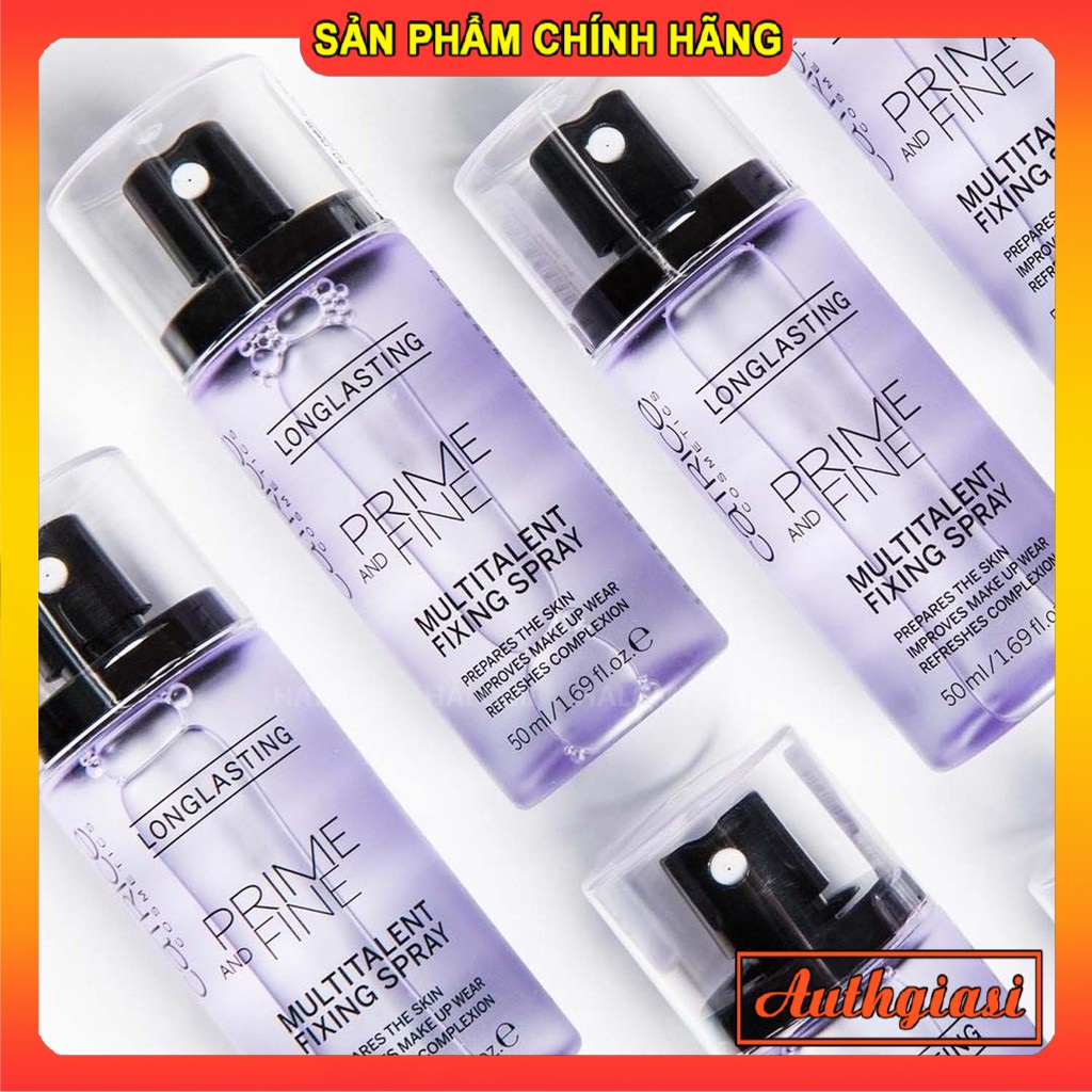 Xịt Khoáng Khóa Nền CATRICE Prime And Fine Multitalent / Oil-Control Matt Fixing Spray 50ml