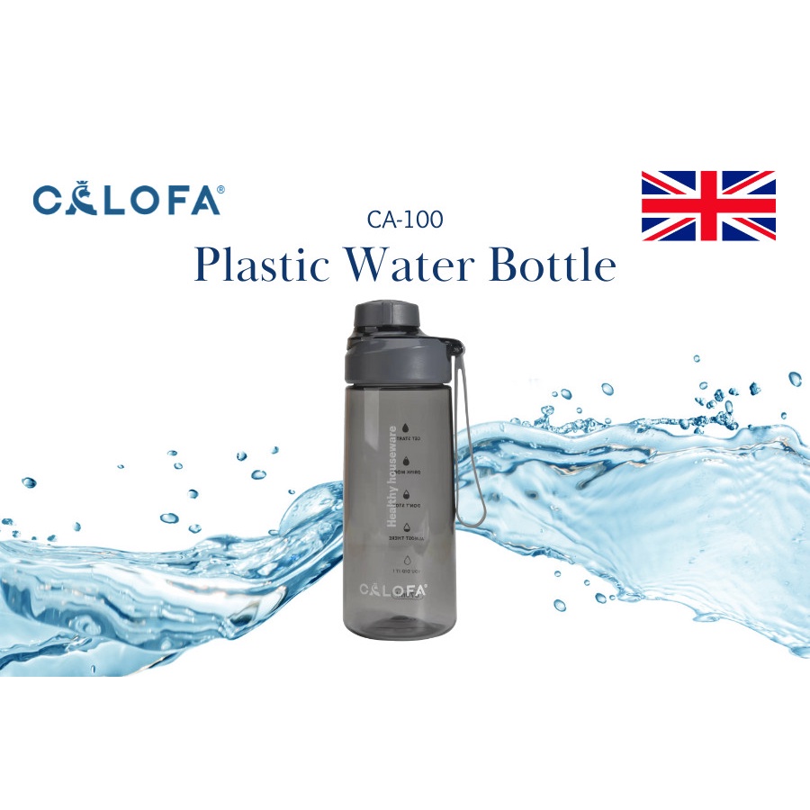 Bình đựng nước thể thao Calofa CA 100 chất liệu nhựa an toàn dung tích 670ml