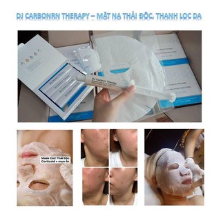 MẶT NẠ DETOX THẢI ĐỘC DA DJ CO2 THERAPY ( 1 Hộp 5 Ống Gel CO2 + 5 Mask)