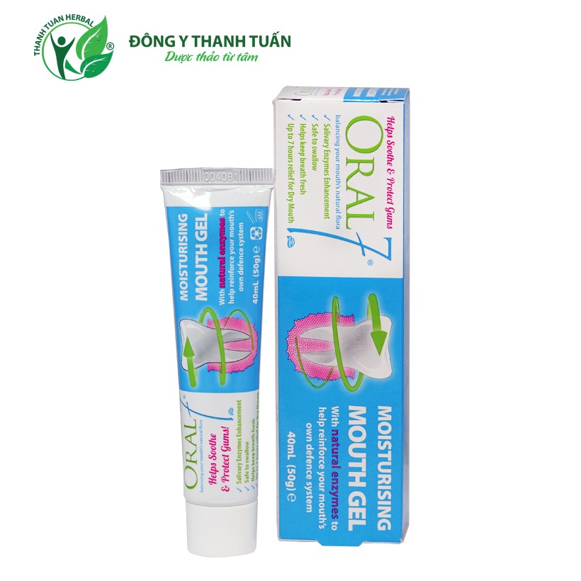 [Bộ 3 GIỮ ẨM MIỆNG] Gel bôi, Kem đánh răng và Nước miệng 250ml ORAL7 - Nhập khẩu từ Anh Quốc