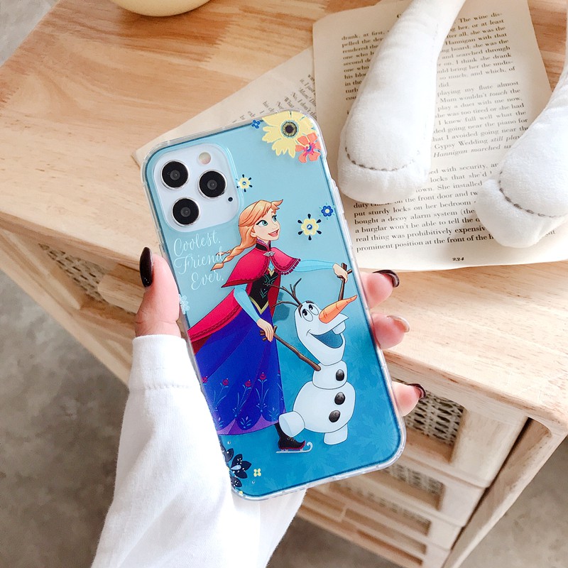 Ốp lưng IPhone trong suốt💕 Elsa 6/6s/6plus/6s/7/8/7plus/8plus/x/xs/xs max/11/12/13/14/pro/max/plus/promax T384