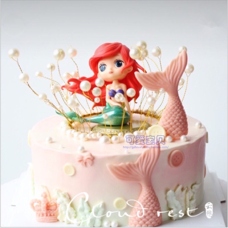 Búp bê trang trí bánh (Elsa, Nàng tiên cá, Bạch Tuyết, Alice)