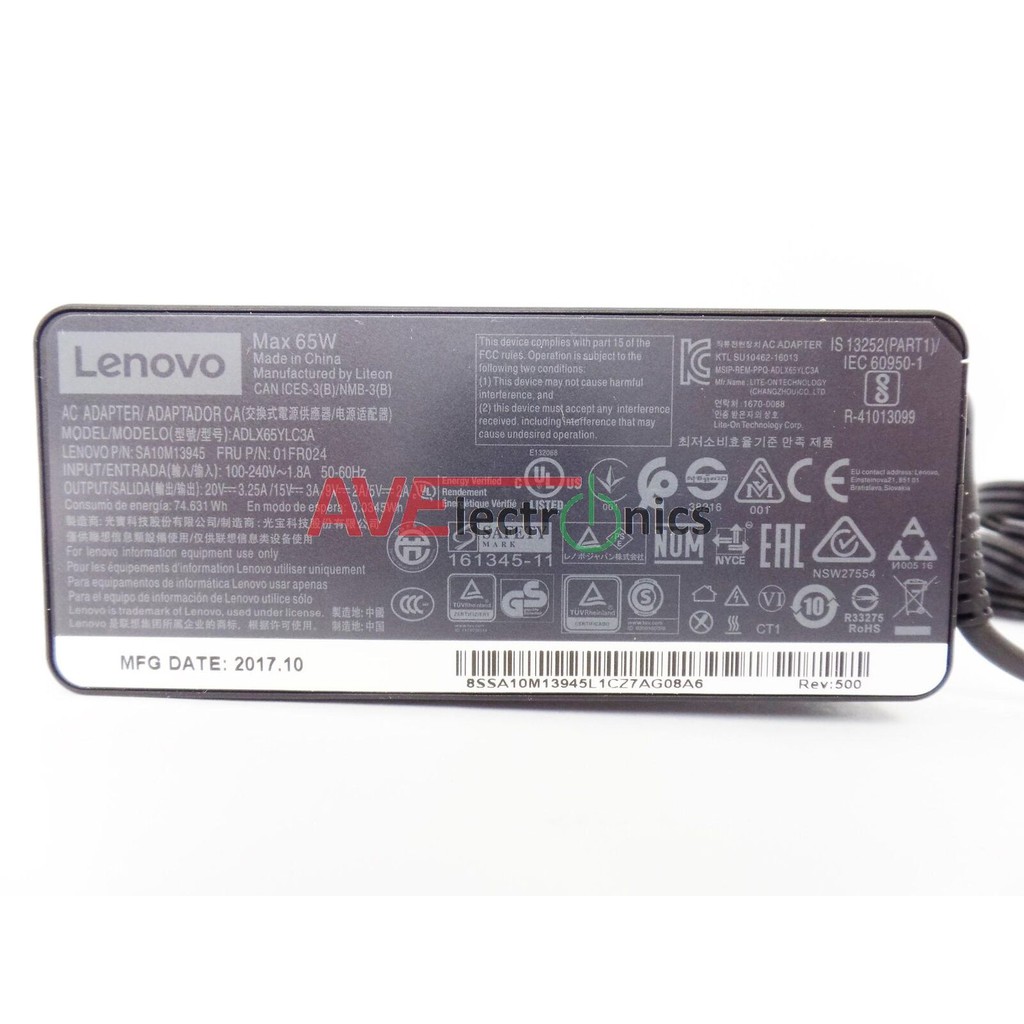 Sạc Laptop Lenovo X1 Carbon 2017 2018 / lenovo X1 Yoga 2018