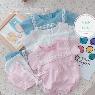Bộ body kèm mũ xinh xỉu up xỉu down bé gái