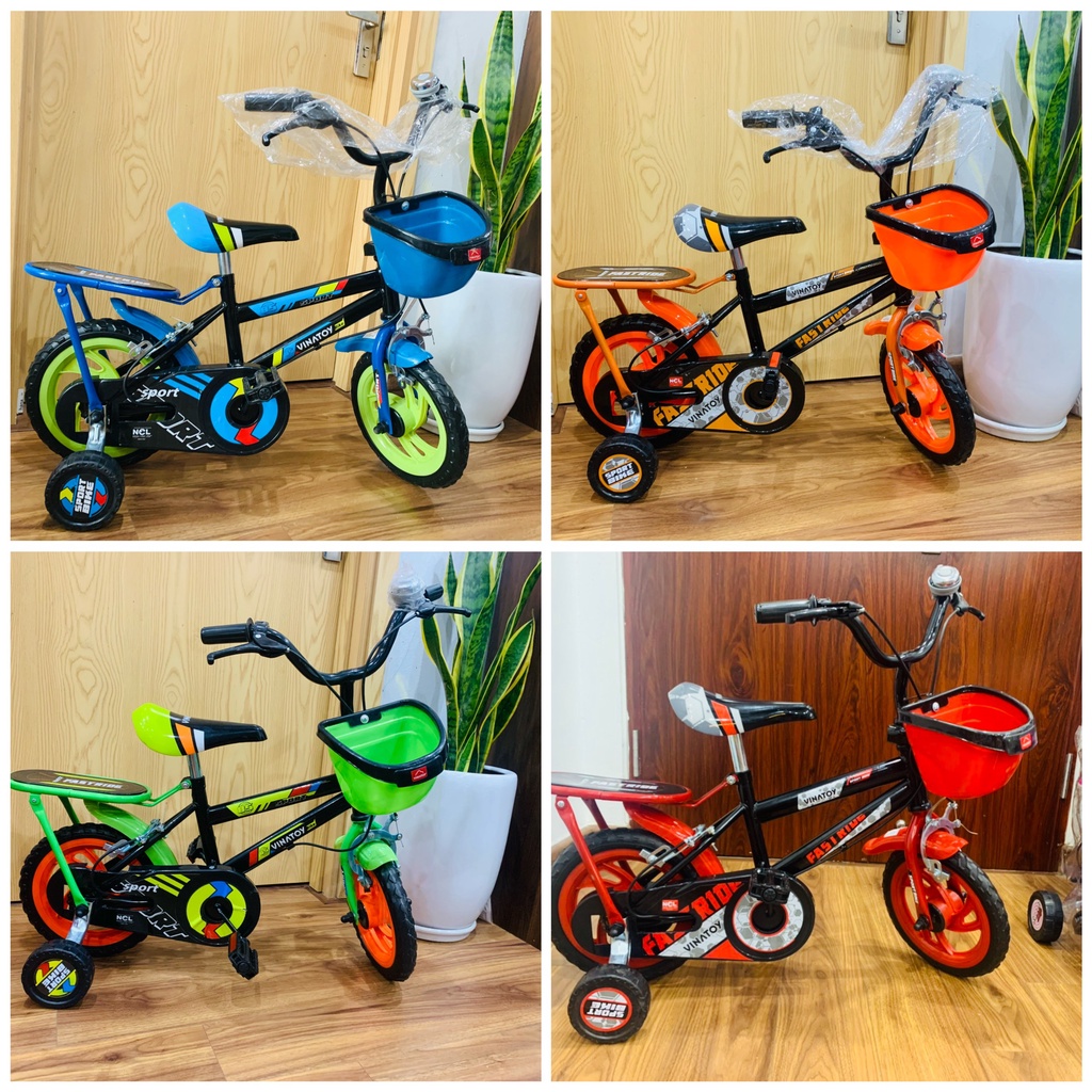 Xe đạp trẻ em 12inch hàng Nhựa lớn quà tặng Pediasure