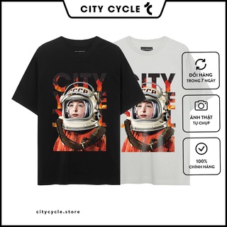 Áo thun nam nữ Fire City Cycle - áo thun tay lỡ unisex Local Brand