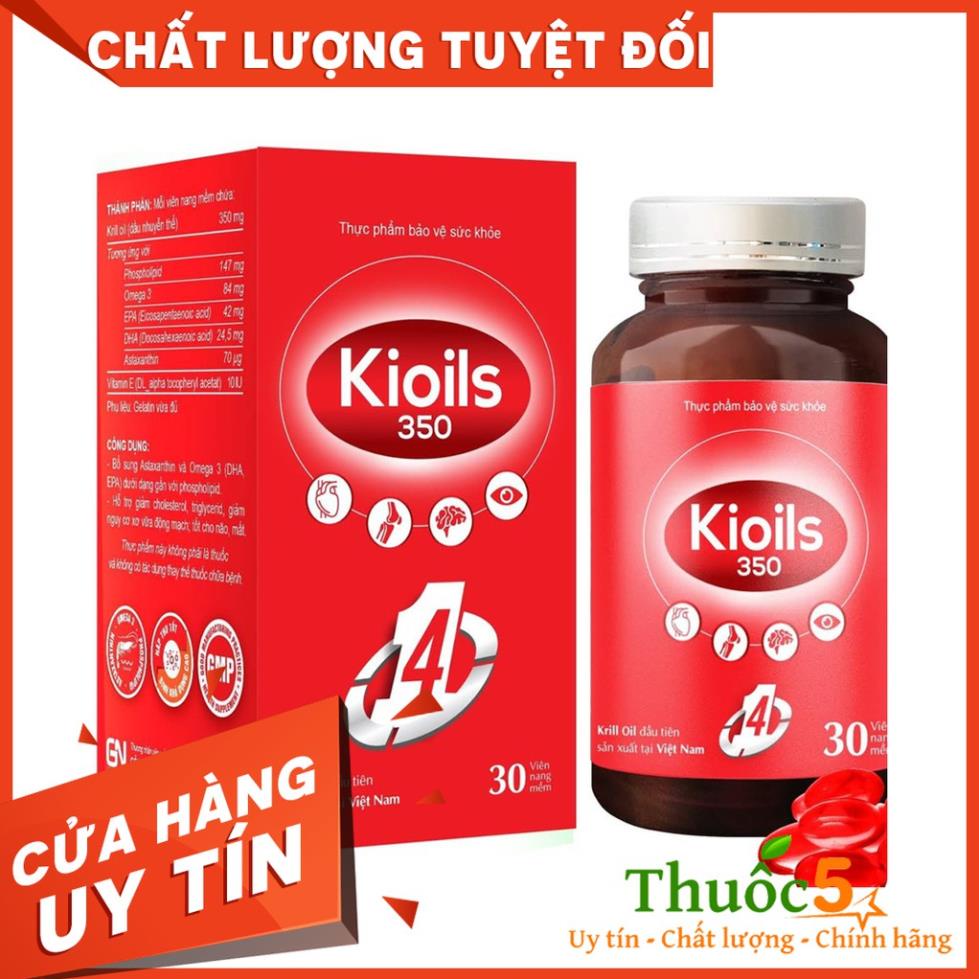 Omega Kioils 350 tốt cho mắt và não bộ