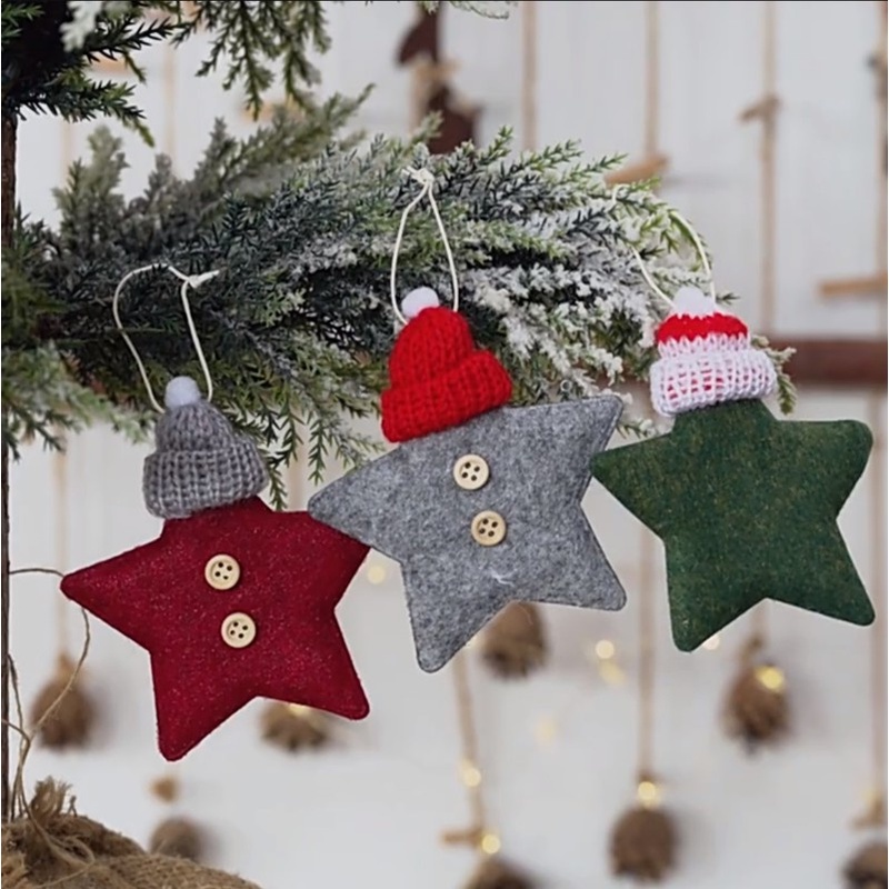 Ngôi sao trang trí cây thông giáng sinh độc đáo