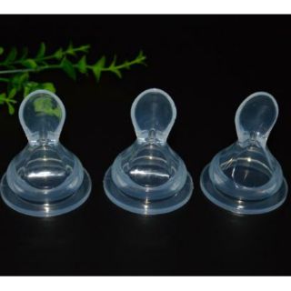 🏅 Núm thìa ăn dặm silicon cho bình sữa Pigeon/ Toom/ Lansinoh