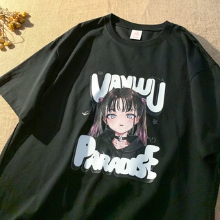 💟💟 Japanese anime female student Korean version of the female short t-shirt t-shirt expanded in the summer