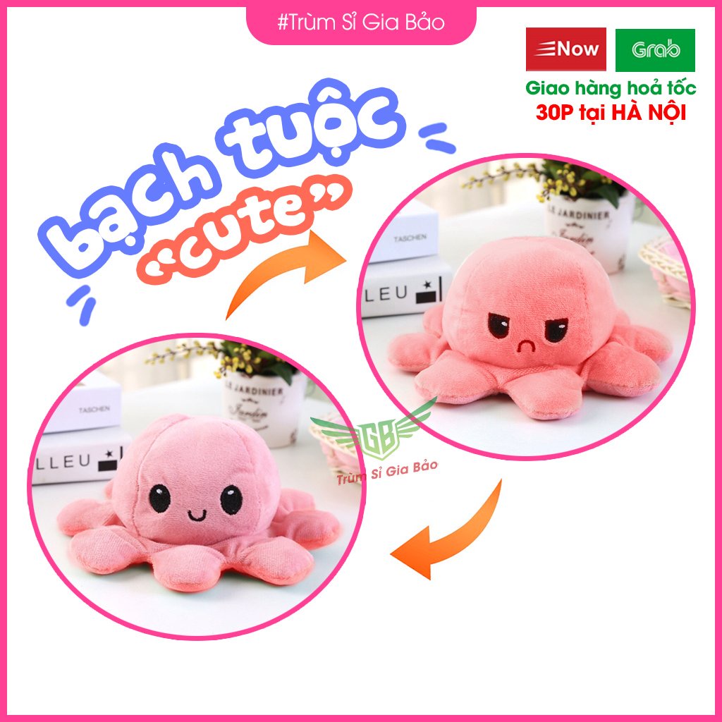 Bạch Tuộc Cảm Xúc , Bạch Tuộc 2 Mặt Cute, Bạch Tuột Cảm Xúc Bông Hàn Quốc