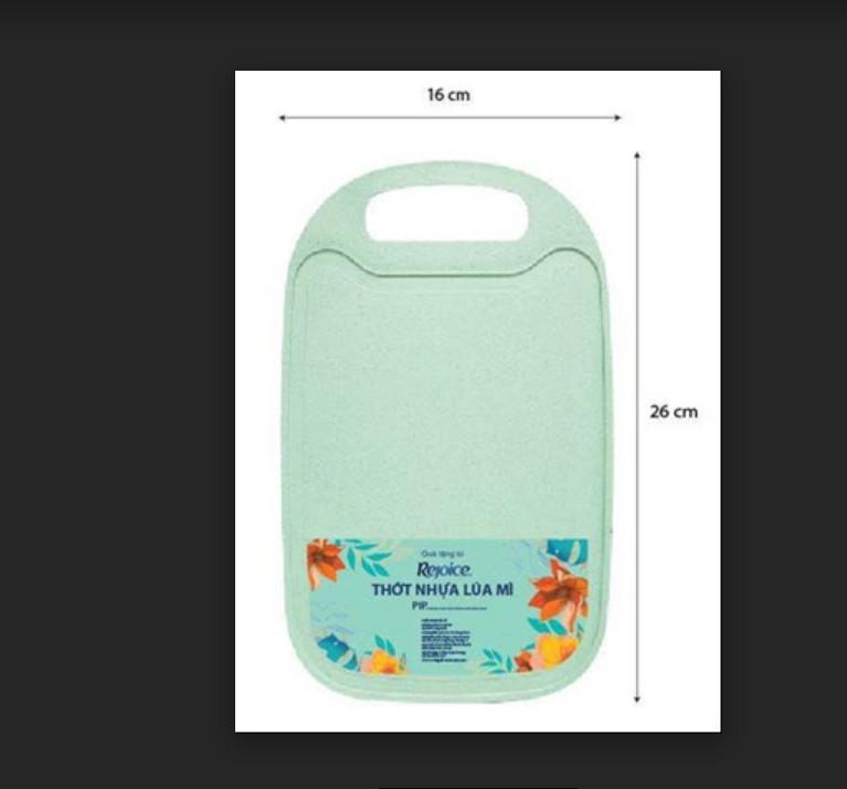 [HC Gift - Quà Tặng Từ P&amp;G] Thớt nhựa lúa mạch kháng khuẩn 16x26cm