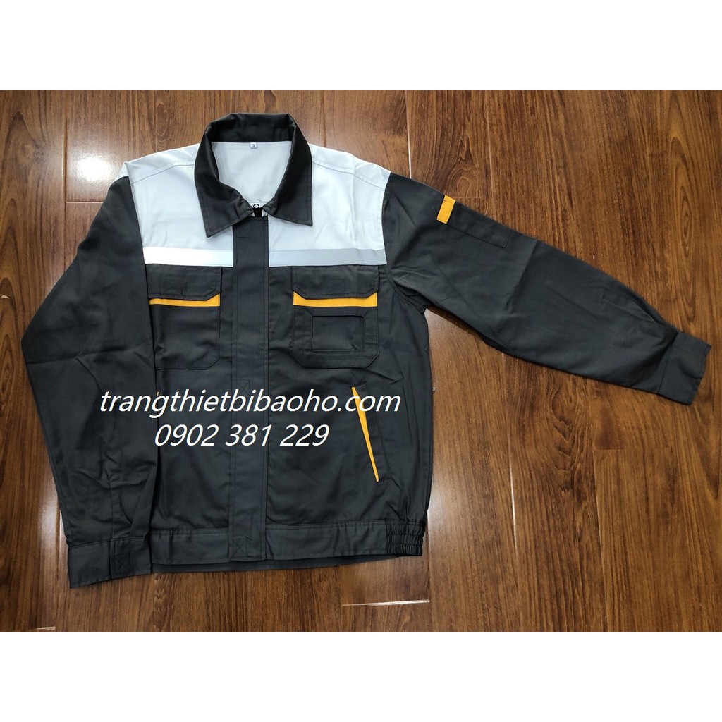 Bộ quần áo kỹ sư, kỹ thuật may sẵn Vinfast vải Pangrim Hàn Quốc tay dài PR04