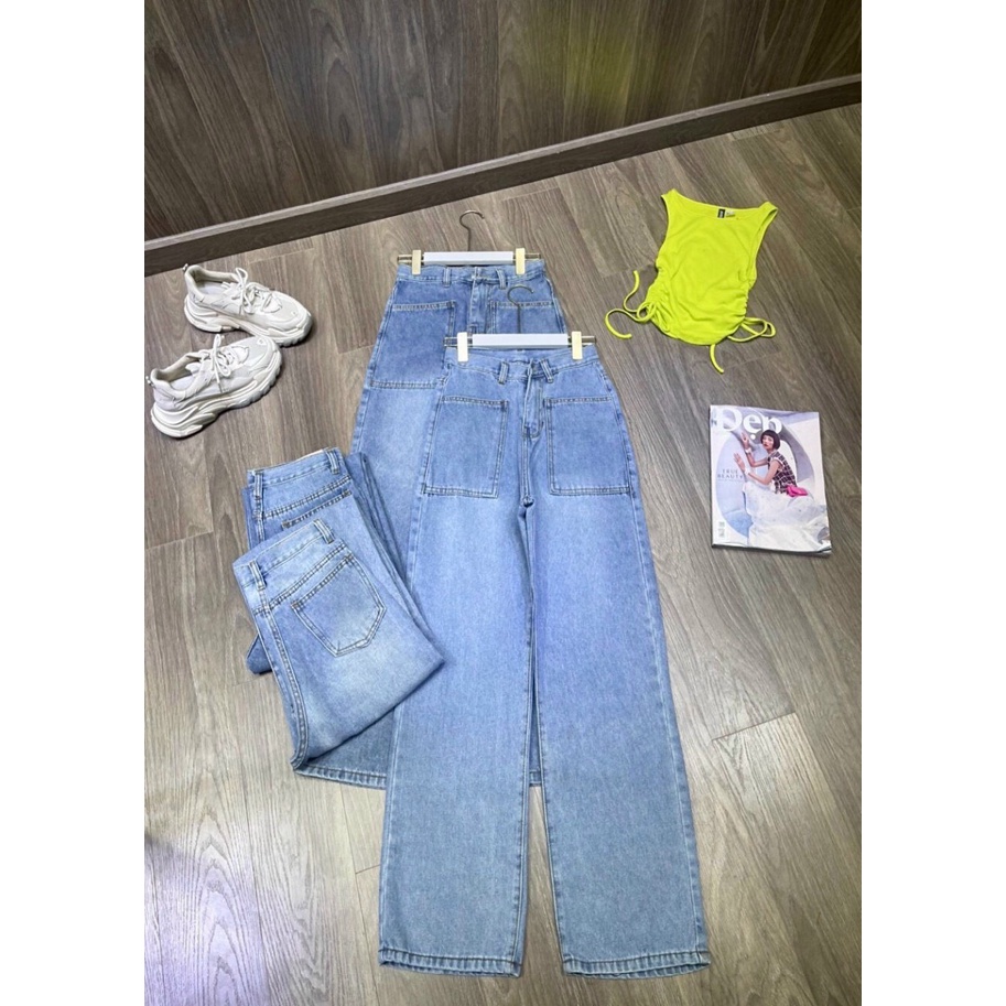 QUẦN JEAN SUÔNG DÀI THỜI TRANG NỮ 3 SIZE 45-60KG TÙY CHIỀU CAO