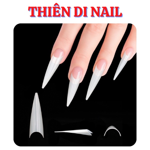 Móng nối nhọn, móng tip nhọn dài Thiên Di Nail