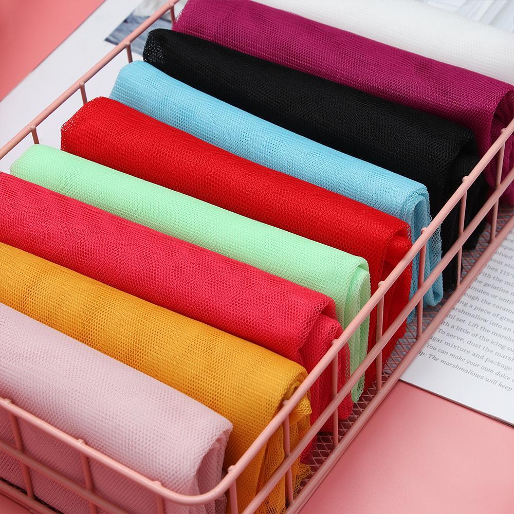 Vải Tuyn Màu Cầu Vồng 50cm * 150cm Làm Phụ Kiện Cho Búp Bê