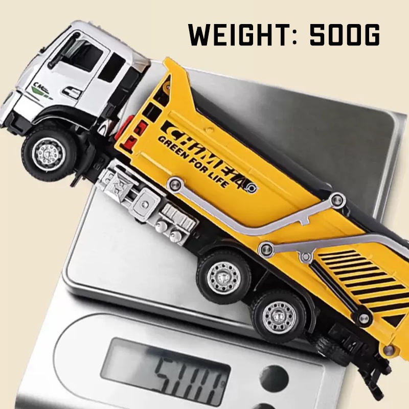 Mô Hình Xe Tải Bằng Hợp Kim Tỉ Lệ 1: 32 Có Đèn Và Âm Thanh Độc Đáo