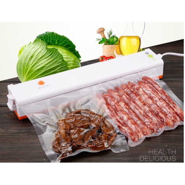 Máy Hút Chân Không Dán Miệng Túi 2 In 1( Tặng Kèm 10 Túi) hàng xuất tiêu chuẩn châu âu