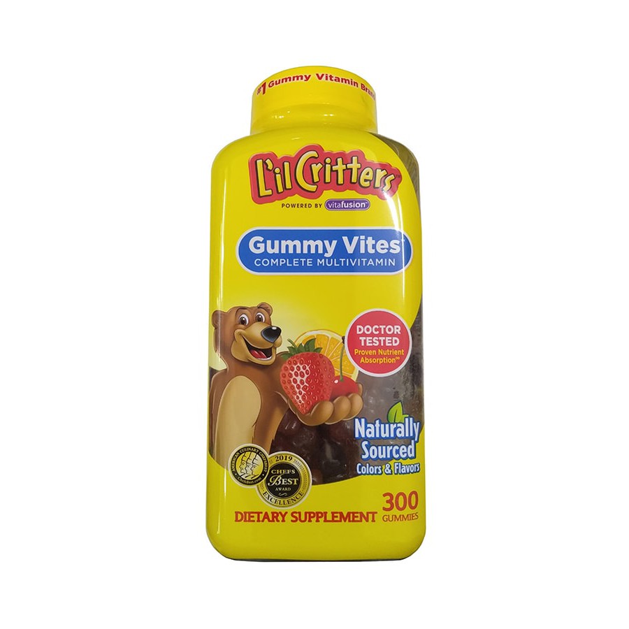 Kẹo Dẻo Bổ Sung Vitamin Và Khoáng Chất Cho Trẻ L'il Critters Gummy Vites 300 Viên