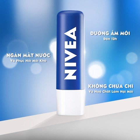 Son Dưỡng Môi Dưỡng Ẩm Chuyên Sâu Nivea 24H Melt-in Moisture Lip Care 4.8g