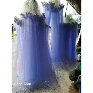 Lưới Bén, Lưới Đánh Cá, Lưới Bắt Cá 1 Màng (Mắt Lỗ Lưới 3.5Cm, 4cm, 4.5cm, 5cm, 6cm, 7cm, 8cm) Dài 83m.