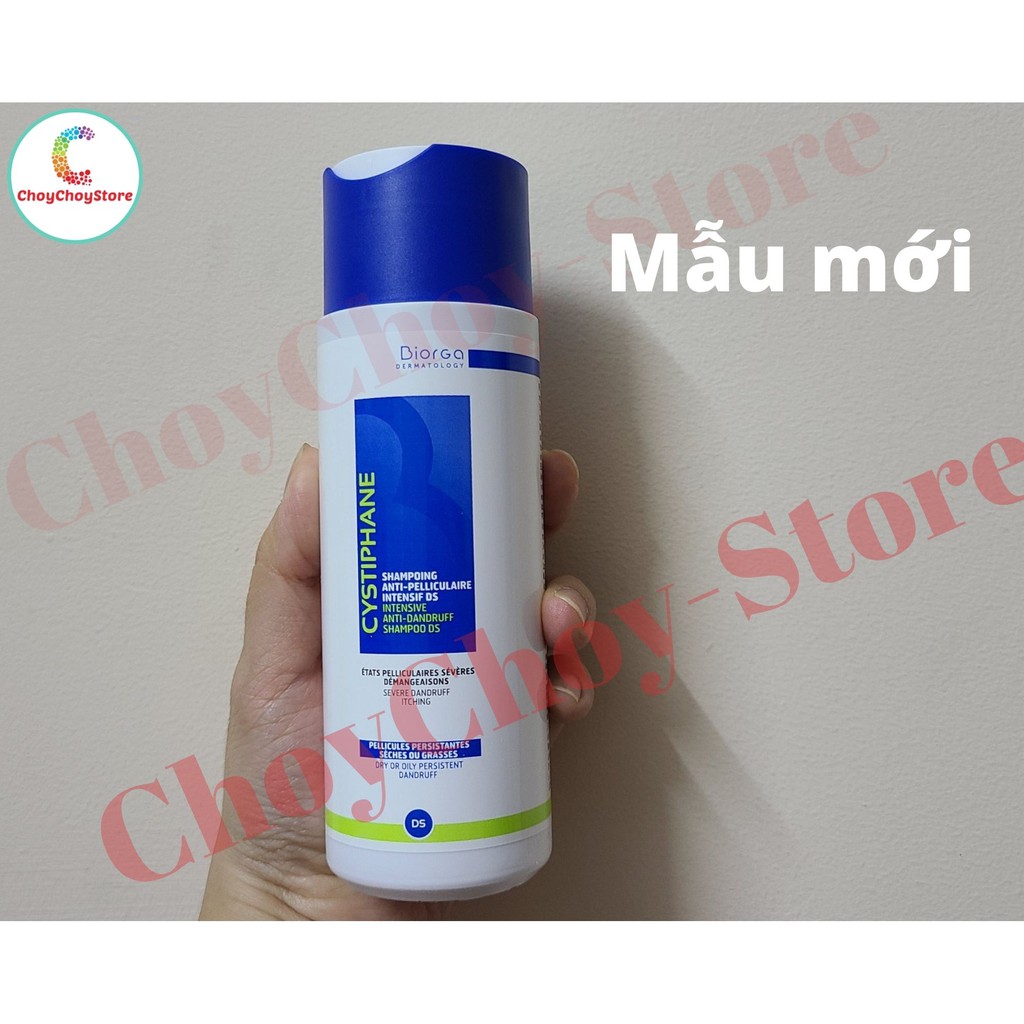 [🇫🇷 Tem CTY] Dầu gội Cystiphane BIORGA Anti Dandruff Shampoo DS 200mL - hỗ trợ giảm gàu, giảm ngứa