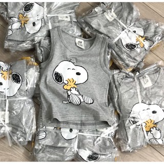 set 2 áo ba lỗ snoopy
