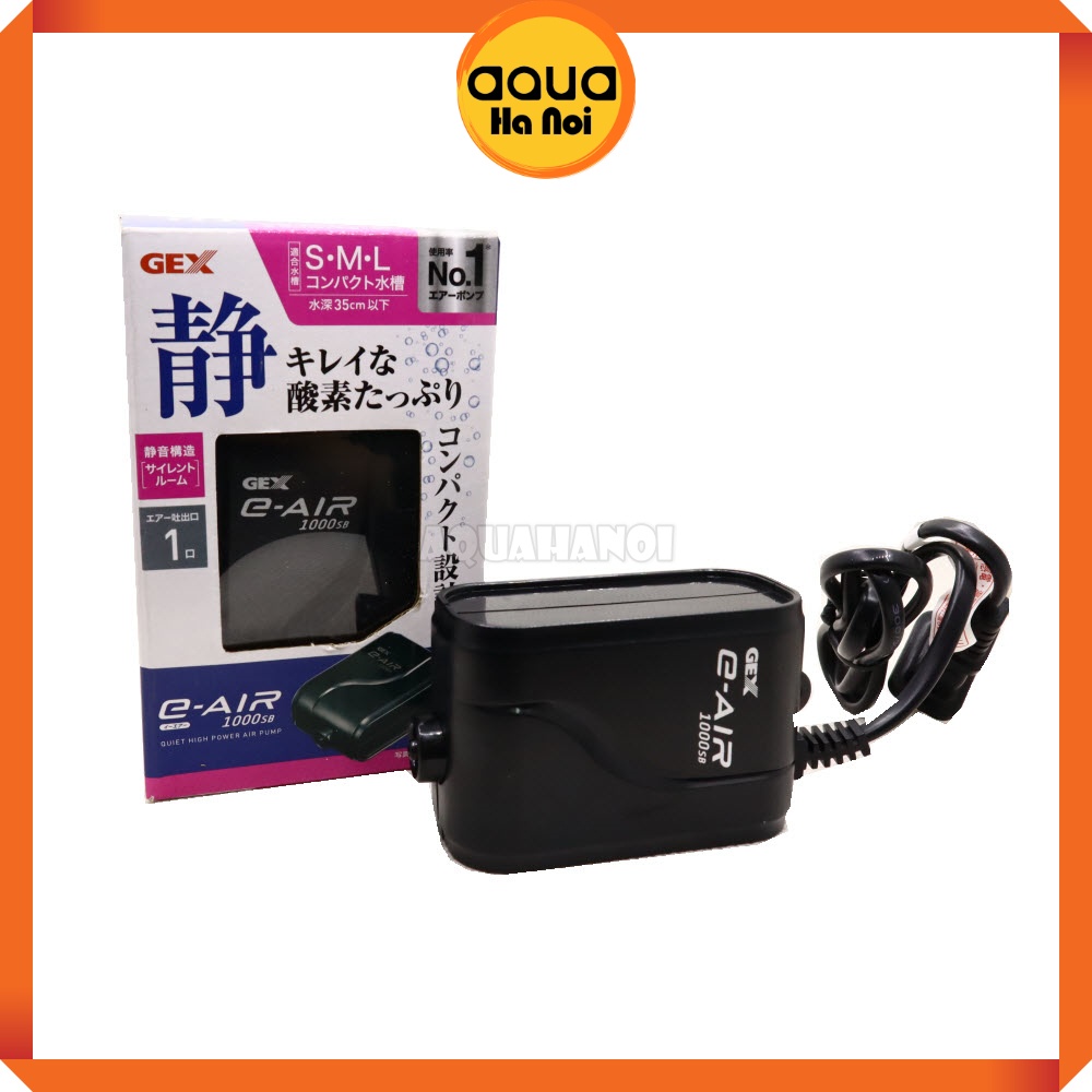 Máy sủi Oxy siêu êm Gex E-air 1000SB/2000SB - 4000WB/6000WB cho hồ cá cảnh thủy sinh