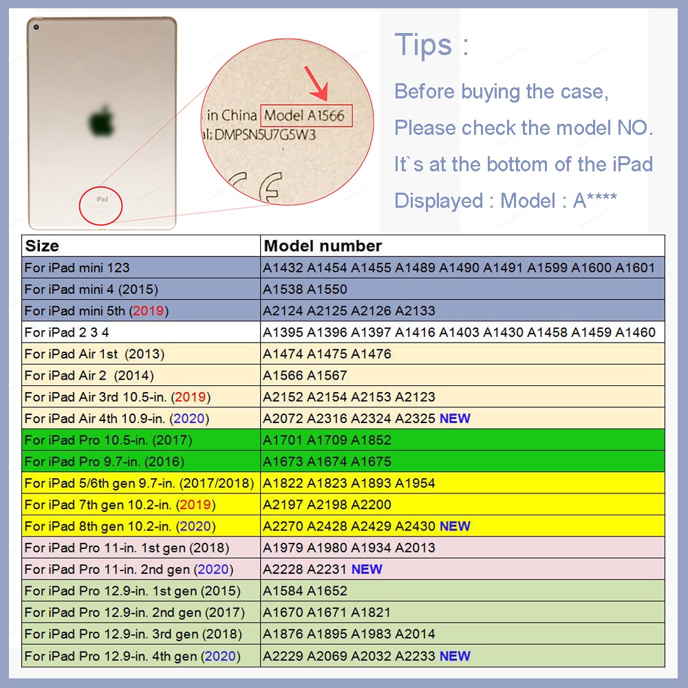 Bao Da Thời Trang Cho Ipad Air 4 Case 2021 M1 Ipad Pro 11 2020 Pro Ipad 10.2 Case 7th 8th Generation Case 10.5 Air 3 Mini 5 9.7 | BigBuy360 - bigbuy360.vn