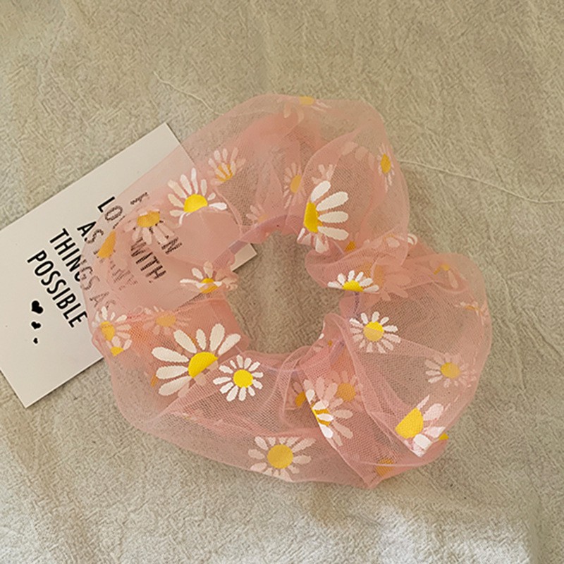 Dây buộc tóc bằng vải với nhiều màu sắc đa dạng thời trang Hàn Quốc