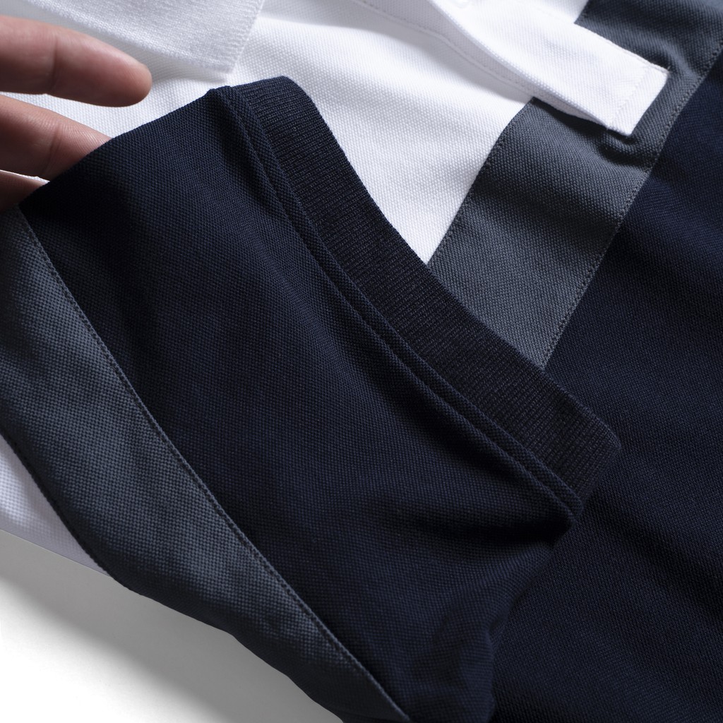 [Mã TOPMAY giảm đến 25k đơn 150k] Áo thun Polo nam phối sọc LEEVUS, CVC cá sấu 100% cao cấp, LEEVUS APL213 | BigBuy360 - bigbuy360.vn