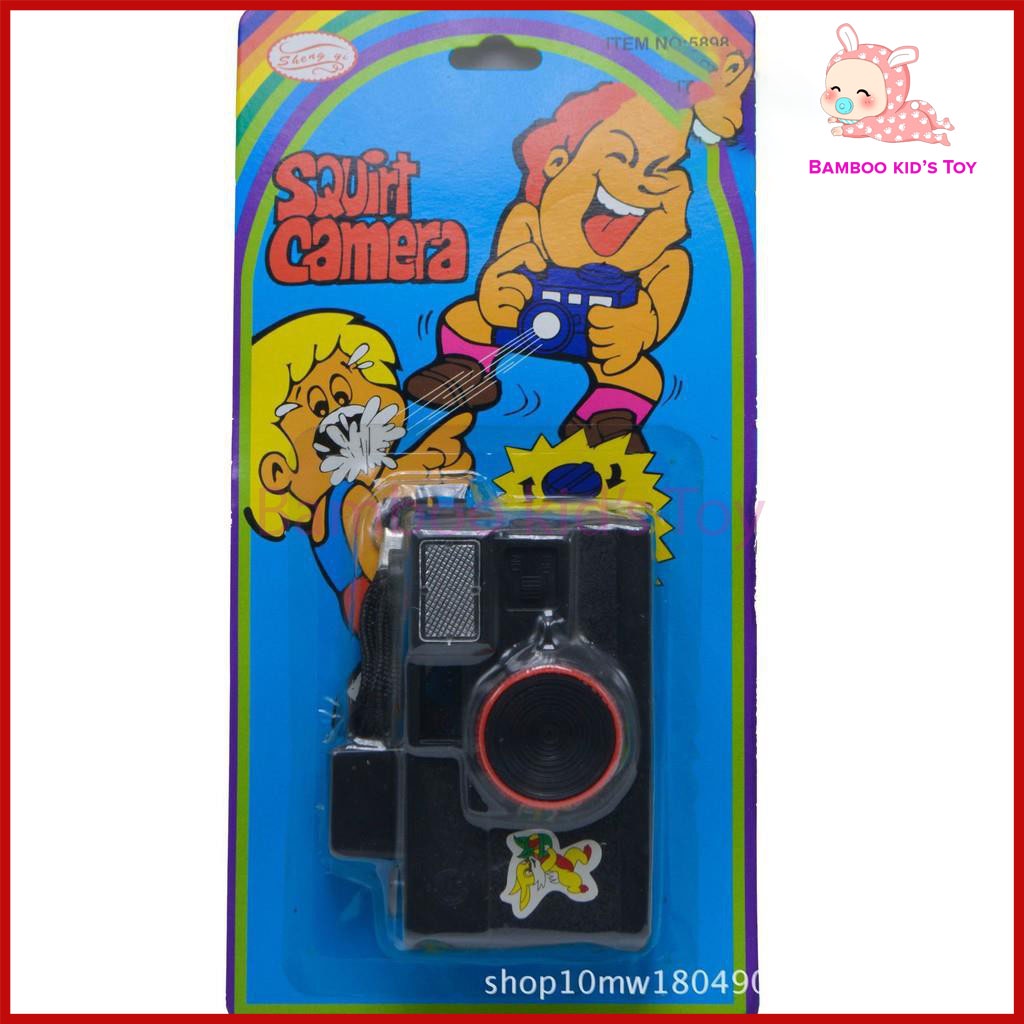 Đồ Chơi Troll - Máy ảnh mini phun nước troll bạn bè