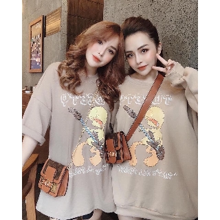 Áo nữ dáng thụng kiểu dáng Unisex