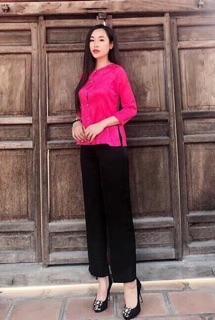 Bộ bà ba gấm lụa cao cấp