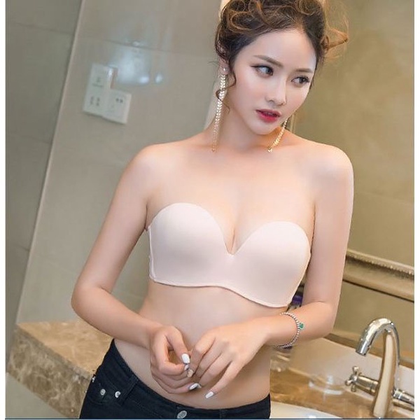 Áo Lót Ren Quây Ngang Đệm Mỏng,Có Gọng Nâng Đẩy Ngực,Tạo Khe Vòng 1,Chống Tụt Tuyệt Đối| Áo Ngực Mặc Đầm Hở Lưng Hở Vai